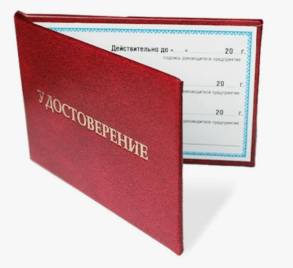 удостоверение государственного образца